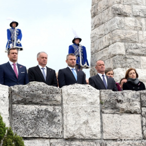 Minister Gajdoš vzdal gen. Štefánikovi hold s rezortnými kolegami z Francúzskej a Českej republiky