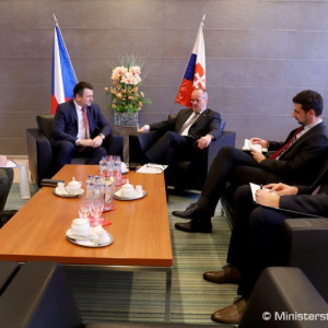 Minister Gajdoš rokoval s českým veľvyslancom Tomášom Tuhým