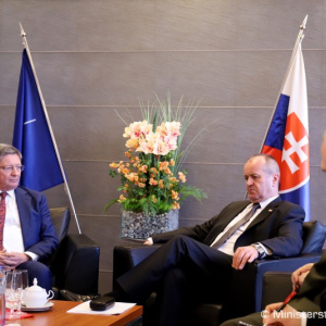 Minister Gajdoš rokoval s generálnym manažérom NATO agentúry NSPA Petrom Dohmenom
