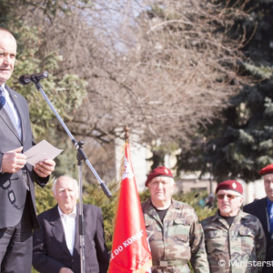 Minister Gajdoš si pripomenul 74. výročie oslobodenia Zlatých Moraviec