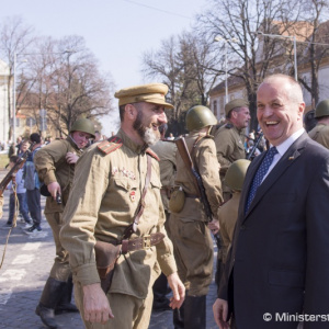 Minister Gajdoš si pripomenul 74. výročie oslobodenia Zlatých Moraviec