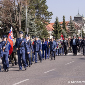 Minister Gajdoš si pripomenul 74. výročie oslobodenia Zlatých Moraviec