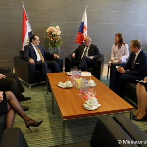 Minister Gajdoš rokoval s egyptským veľvyslancom Bassemom M. Abdelom-Alimom Khalilom