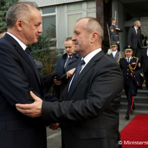 Predvianočné stretnutie vedenia rezortu obrany s prezidentom SR A. Kiskom