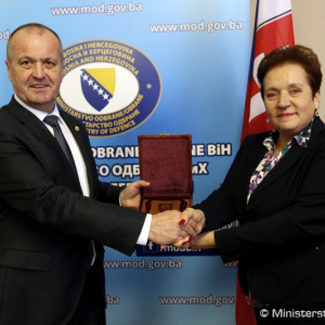 Minister obrany SR Peter Gajdoš rokoval v Sarajeve s ministerkou obrany Bosny a Hercegoviny Marinou Pendeš