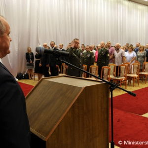 Zamestnanci rezortu obrany a vojaci si pripomenuli Deň Ozbrojených síl SR