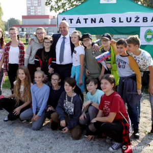 P. Gajdoš: Je dôležité, aby žiaci vedeli ako sa majú zachovať v krízovej situácii, preto vítam podujatia zamerané na brannú prípravu