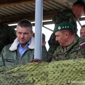 Minister Gajdoš predstavil členom vlády spôsobilosti ozbrojených síl, ktoré precvičujú v rámci cvičenia Slovenský štít 2018
