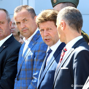 Rekonštrukciu historických udalostí SNP si na Oravu prišiel pozrieť aj minister Gajdoš