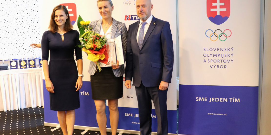 Anastasia Kuzmina si prevzala Trofej Slovenského olympijského a športového výboru