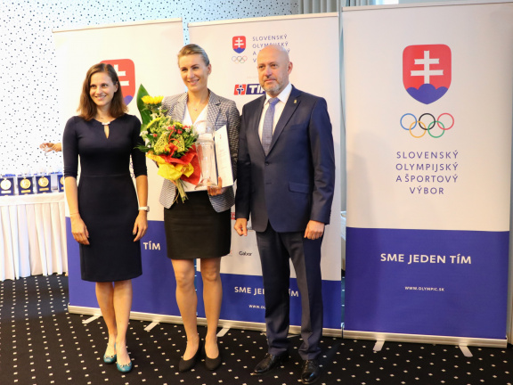 Anastasia Kuzmina si prevzala Trofej Slovenského olympijského a športového výboru