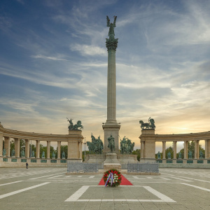 Námestie hrdinov v Budapešti