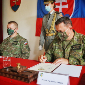 Podpis protokolov o oficiálnom vzniku novej súčasti ozbrojených síl