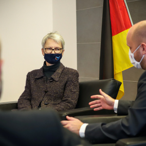 Minister Naď privítal nemeckú veľvyslankyňu