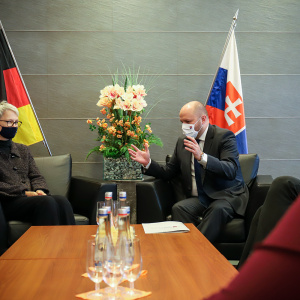 Rozhovor ministra Naďa s nemeckou veľvyslankyňou