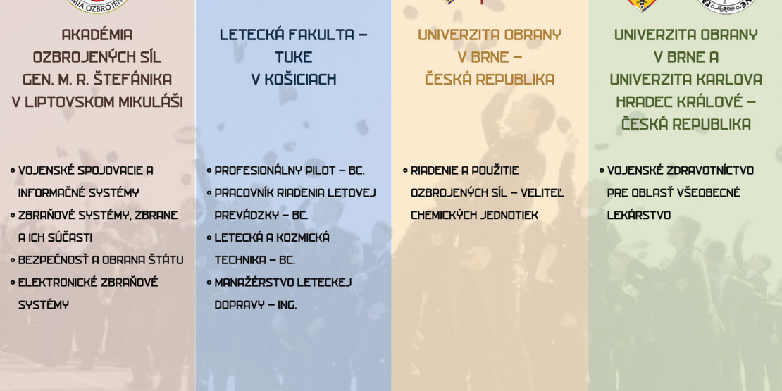 Plagát s ponukou štúdia na AOS