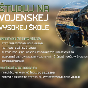 Vizuál študuj na vojenskej vysokej škole č. 1