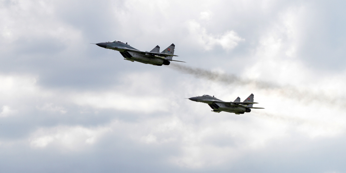 Prelet dvoch MiG-29