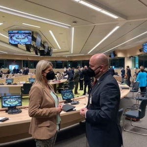 Minister obrany J. Naď na rokovaniach v Bruseli (3)