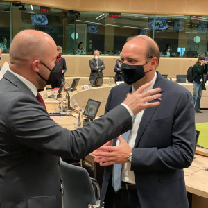 Minister obrany J. Naď na rokovaniach v Bruseli (4)