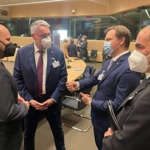 Minister obrany J. Naď na rokovaniach v Bruseli (6)