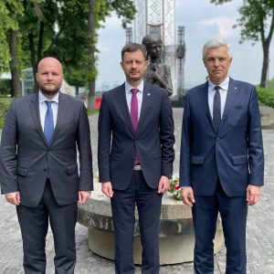 Minister obrany J. Naď - oficiálna návšteva Ukrajiny (1)