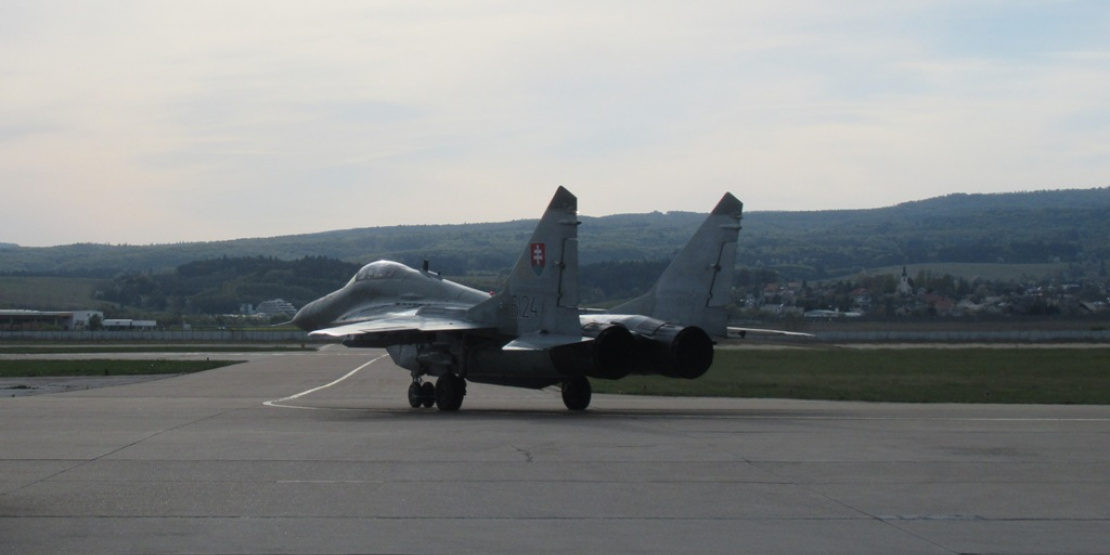 MiG-29 na Leteckej základni Sliač