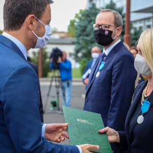 Oceňenie vojakov a civilných osôb za realizáciu evakuácie z Afganistanu (20)