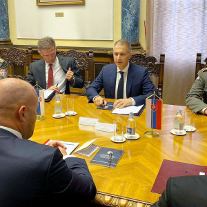 Oficiálna návšteva ministra obrany SR Jaroslava Naďa v Srbsku (1)