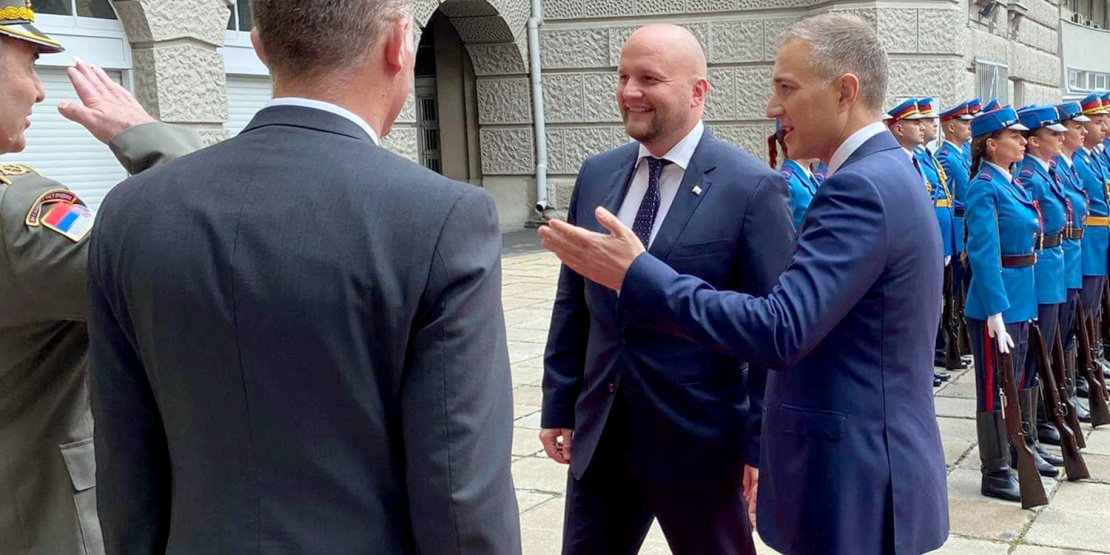 Oficiálna návšteva ministra obrany SR Jaroslava Naďa v Srbsku (7)