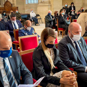Bohoslužba v Karedrále St. Louis za Francúzov, ktorí padli v SNP (3)