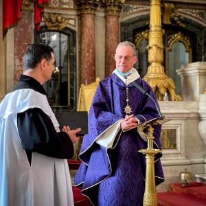 Bohoslužba v Karedrále St. Louis za Francúzov, ktorí padli v SNP (6)