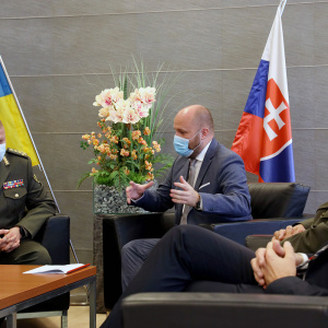 Rokovanie ministra obrany SR J. Naďa s NGŠ OS Ukrajiny (2)