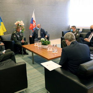 Rokovanie ministra obrany SR J. Naďa s NGŠ OS Ukrajiny (3)