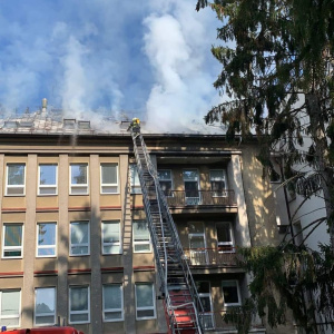 Požiar chirurgického pavilóna ÚVN  (2)