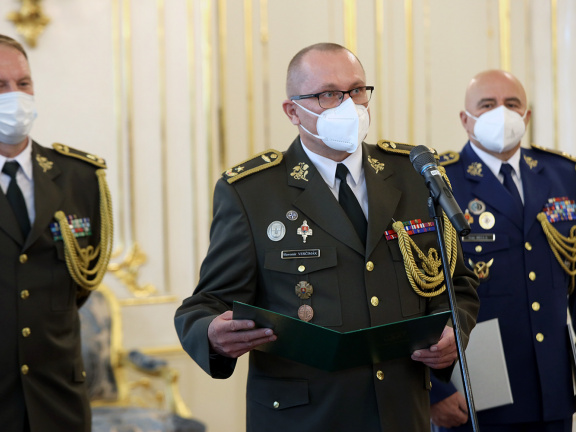 Vymenovanie a povýšenie generálov prezidentkou SR Zuzanou Čaputovou (1)