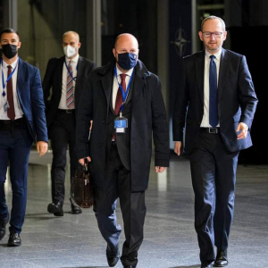 Minister J. Naď na rokovaniach NATO v Bruseli (2)