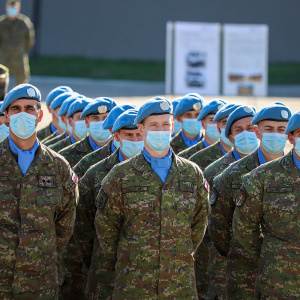 Slávnostný nástup v Ženijnom prápore Sereď pri príležitosti Medzinárodného dňa OSN (3)
