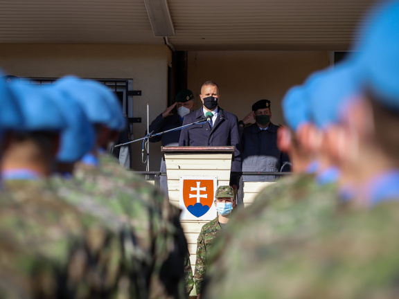 Slávnostný nástup v Ženijnom prápore Sereď pri príležitosti Medzinárodného dňa OSN (7)