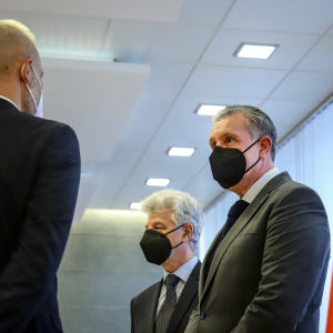 Rokovanie generálneho tajomníka P. Kozáka s rumunským princom Raduom (1)