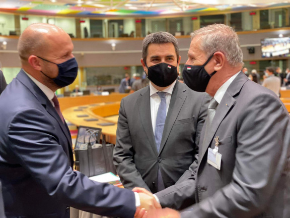 Rokovania ministra obrany J. Naďa v Bruseli (1)