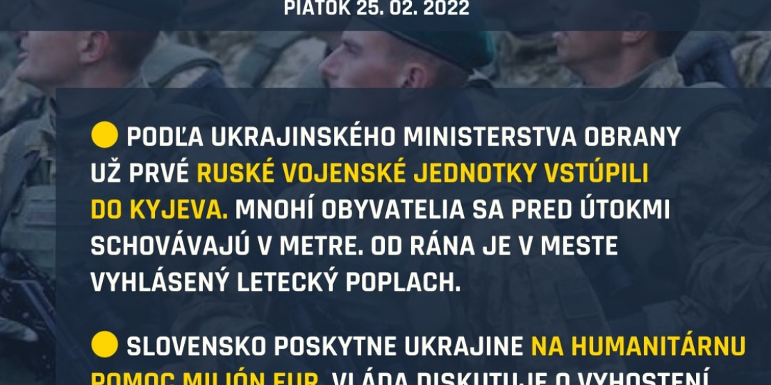 Monitorujeme 25.2.2022