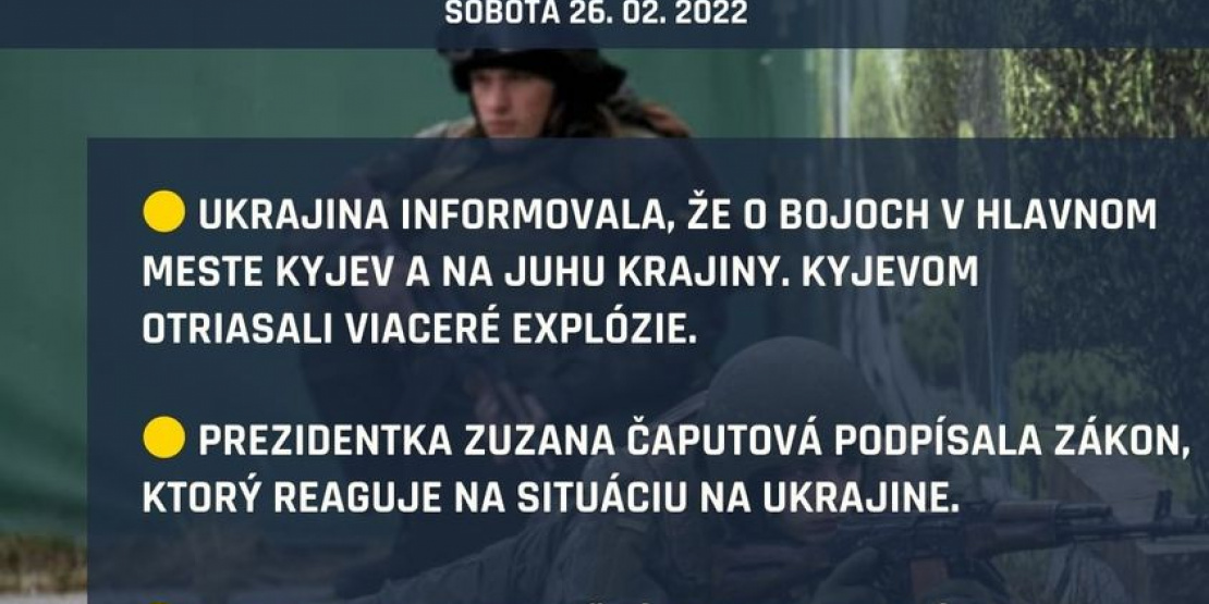 Monitorujeme 26.2.2022