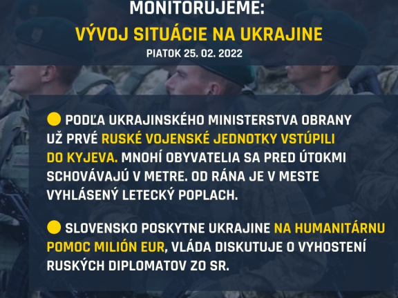 Monitorujeme 25.2.2022