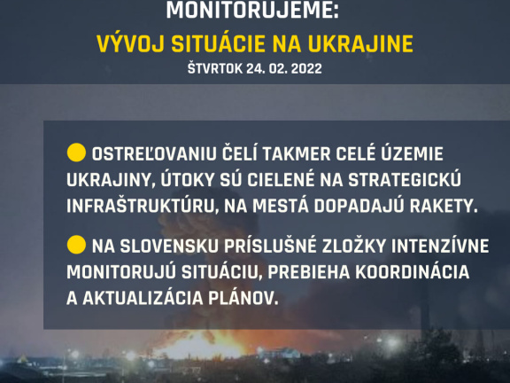 Monitorujeme 24.2.2022