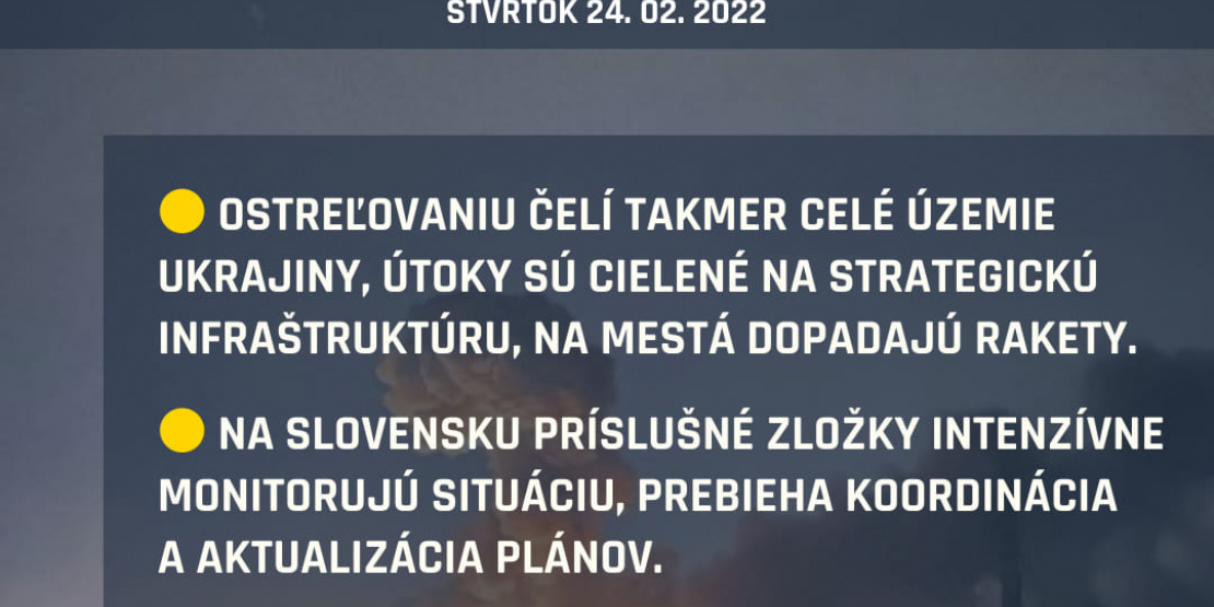 Monitorujeme 24.2.2022