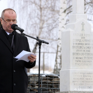 Minister obrany P. Gajdoš vzdal hold rumunským vojakom, ktorí padli pri oslobodzovaní Slovenska