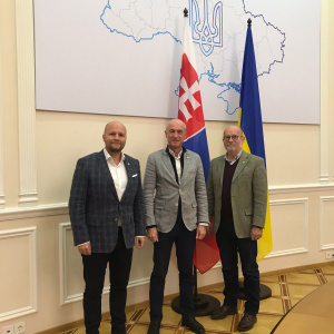 Minister Naď v Kyjeve (1)