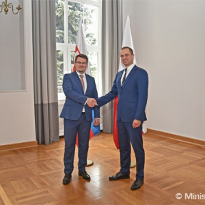 Štátny tajomník R. Ondrejcsák rokoval s podtajomníkom ministerstva národnej obrany Poľska T. Szatkowskim