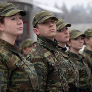 Nástup žiakov v uniformách